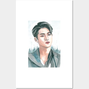 Kim Mingyu SEVENTEEN Watercolour Painting Posters and Art